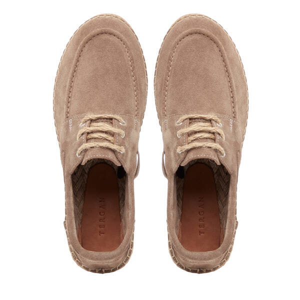 Vizon Hakiki Süet Deri Erkek Espadril - E26I1AY57624-A02 - 5