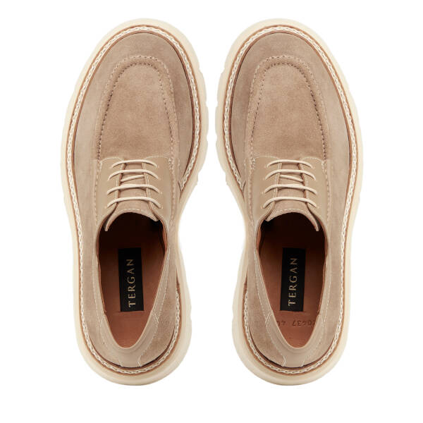 Vizon Hakiki Süet Deri Erkek Klasik Ayakkabı - E25I1AY57170-A02 - 5