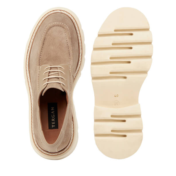 Vizon Hakiki Süet Deri Erkek Klasik Ayakkabı - E25I1AY57170-A02 - 6