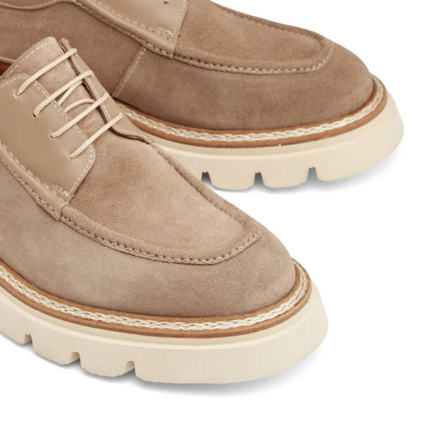 Vizon Hakiki Süet Deri Erkek Loafer - E25I1AY57170-A02 - 3