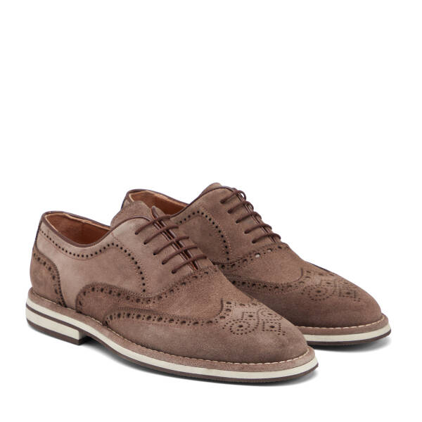 Vizon Hakiki Süet Deri Erkek Loafer - E26I1AY57684-T86 - 2