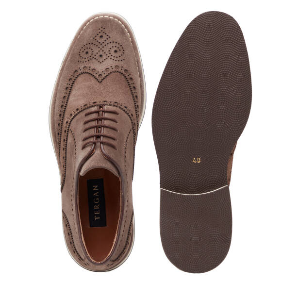 Vizon Hakiki Süet Deri Erkek Loafer - E26I1AY57684-T86 - Tergan