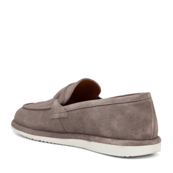 Vizon Hakiki Süet Deri Erkek Loafer - E26I1AY57701-T86 - 4