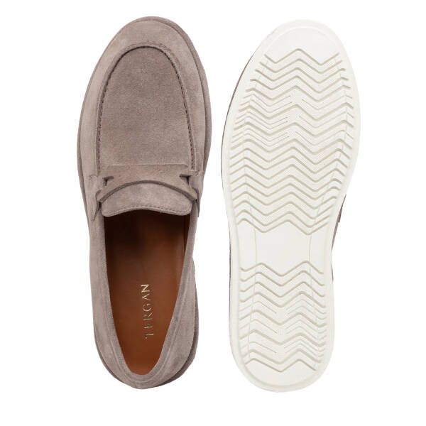 Vizon Hakiki Süet Deri Erkek Loafer - E26I1AY57701-T86 - 6