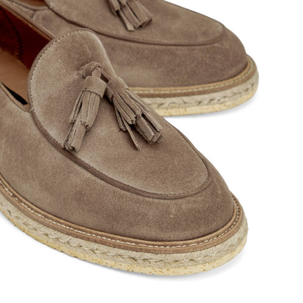 Vizon Hakiki Süet Deri Erkek Loafer - E26I1AY57721-A02 - 3