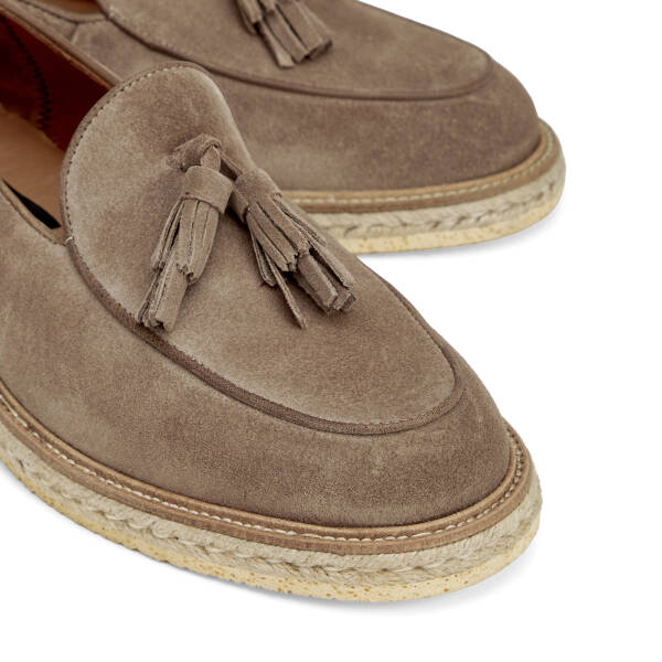 Vizon Hakiki Süet Deri Erkek Loafer - E26I1AY57721-A02 - 3