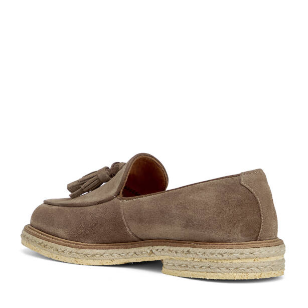 Vizon Hakiki Süet Deri Erkek Loafer - E26I1AY57721-A02 - 4