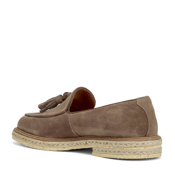 Vizon Hakiki Süet Deri Erkek Loafer - E26I1AY57721-A02 - 4