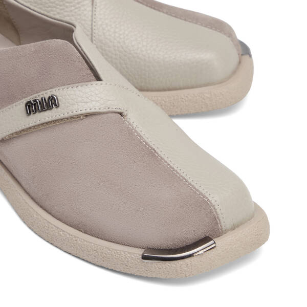 Vizon Hakiki Süet Deri Kadın Casual Ayakkabı - K26S1AY68747-A02 - 3