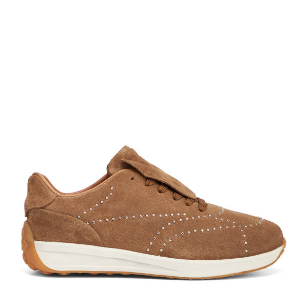 Vizon Hakiki Süet Deri Kadın Sneaker - K26I1AY68529-A02 - 1