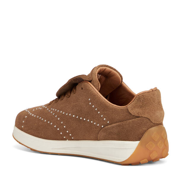 Vizon Hakiki Süet Deri Kadın Sneaker - K26I1AY68529-A02 - 4