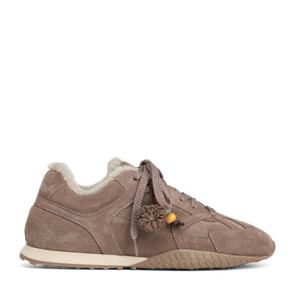 Vizon Hakiki Süet Deri Kadın Sneaker - K26K1AY68839-A02 - 1