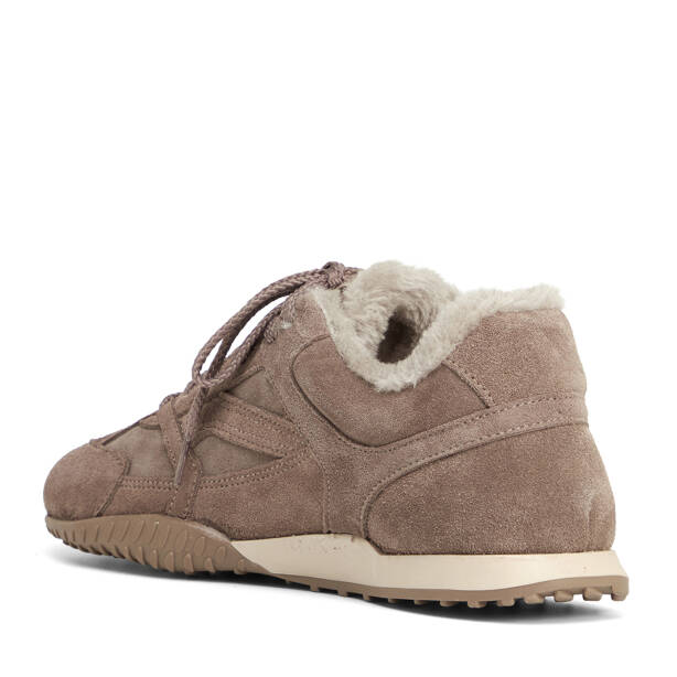 Vizon Hakiki Süet Deri Kadın Sneaker - K26K1AY68839-A02 - 4