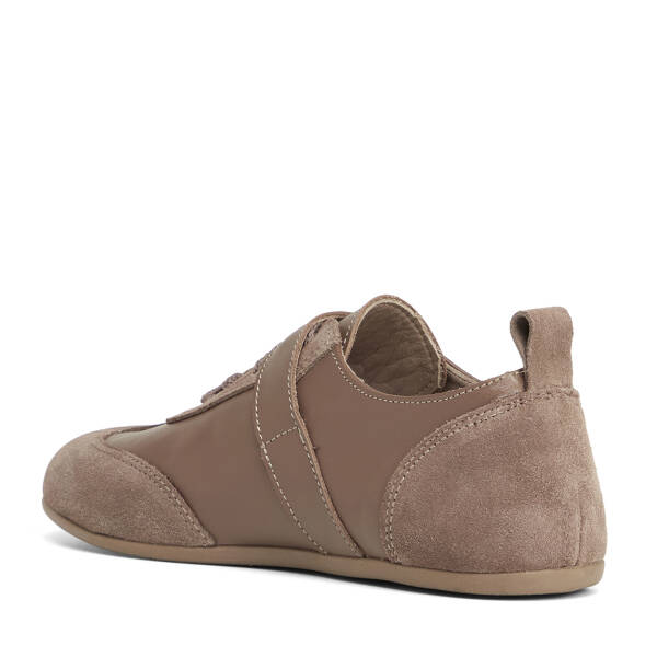 Vizon Hakiki Süet Deri Kadın Sneaker - K26S1AY68838-I2O - 4