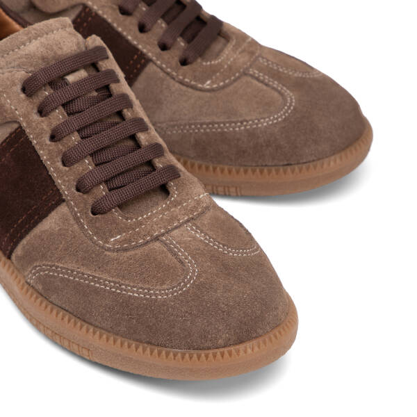 Vizon Hakiki Süet Deri Kadın Sneaker - K4MEAY068704-A02 - 3