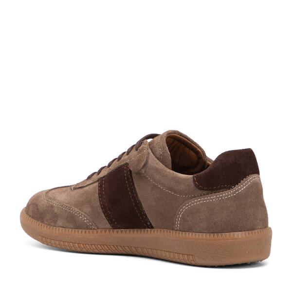 Vizon Hakiki Süet Deri Kadın Sneaker - K4MEAY068704-A02 - 4
