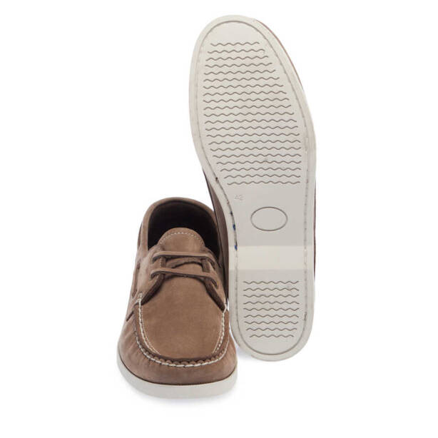 Vizon Nubuk Deri Erkek Casual Ayakkabı - E24I1AY56747-A65 - 4