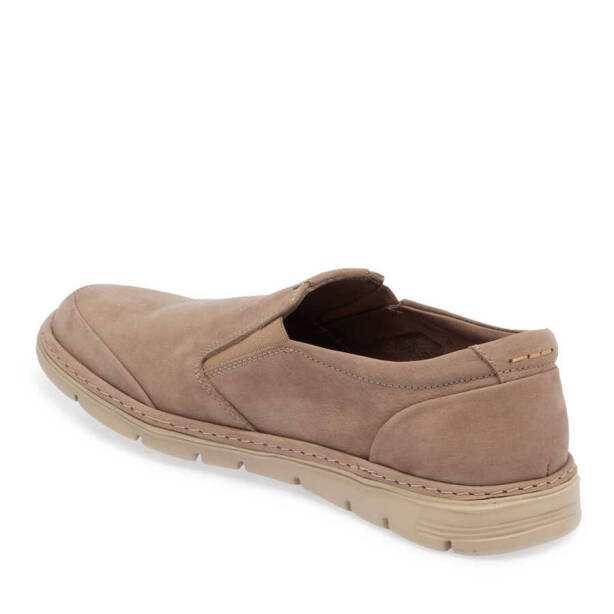 Vizon Nubuk Deri Erkek Casual Ayakkabı - E24I1AY56762-A65 - 2