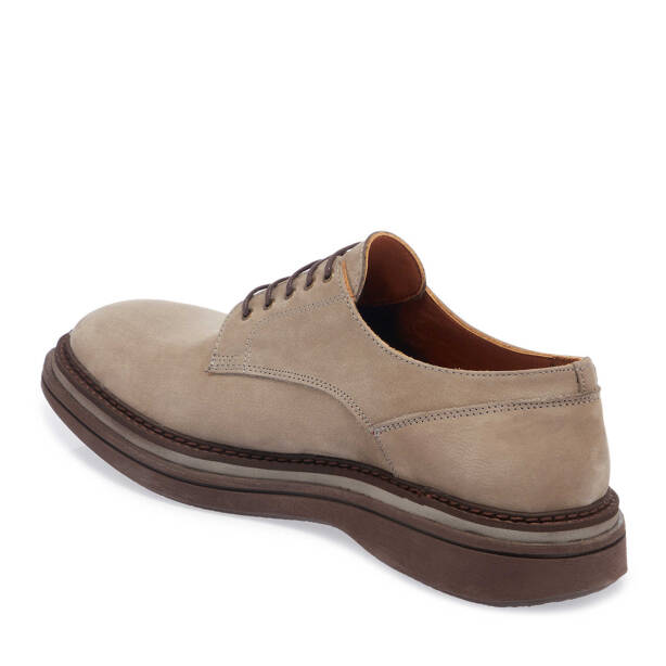 Vizon Hakiki Nubuk Deri Erkek Casual Ayakkabı - E24I1AY56910-A65 - 3