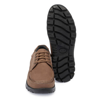 Vizon Nubuk Deri Erkek Casual Ayakkabı - E24S1AY56997-B21 - 4