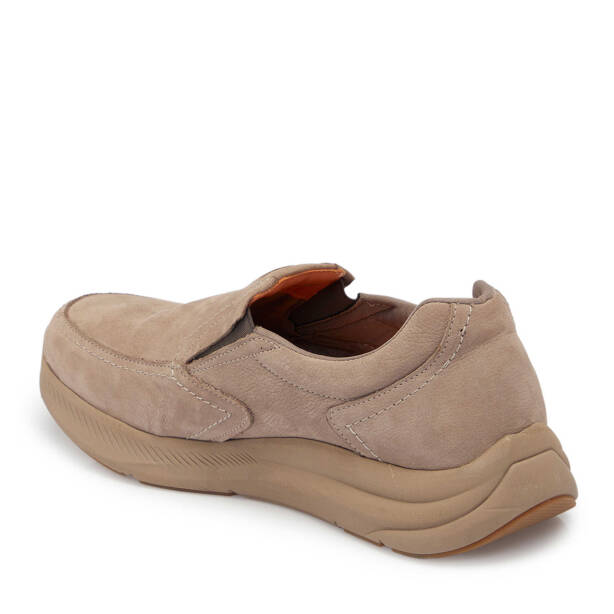 Vizon Nubuk Deri Erkek Casual Ayakkabı - E24S1AY57015-A65 - Tergan