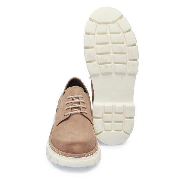 Vizon Hakiki Nubuk Deri Erkek Casual Ayakkabı - E25I1AY57163-B21 - 4