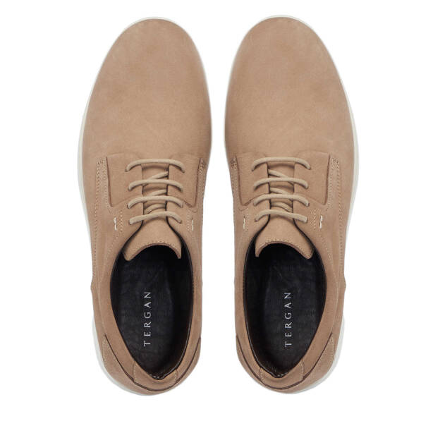 Vizon Nubuk Deri Erkek Casual Ayakkabı - E25I1AY57323-B21 - 5