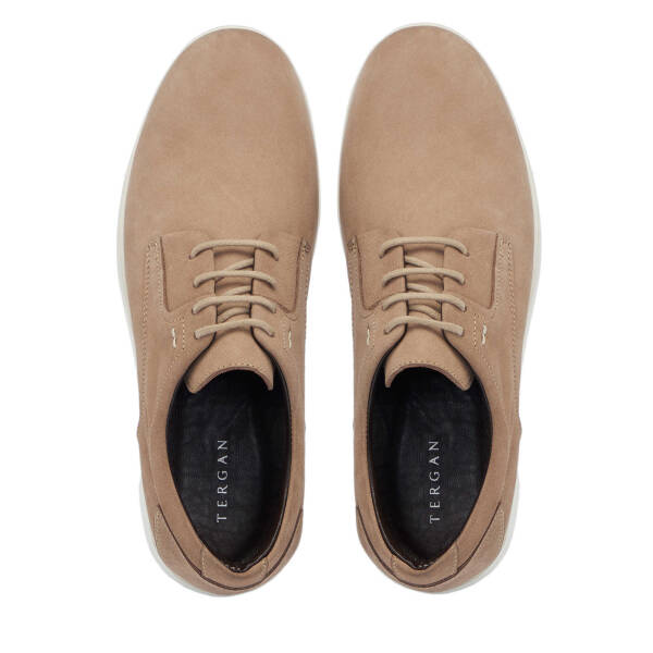 Vizon Nubuk Deri Erkek Casual Ayakkabı - E25I1AY57323-B21 - 5