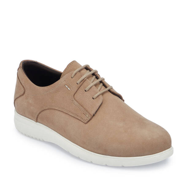 Vizon Nubuk Deri Erkek Casual Ayakkabı - E25S1AY57550-B21 - 1