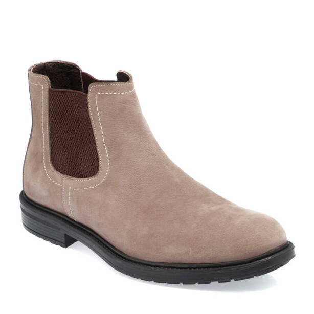 Vizon Hakiki Nubuk Deri Erkek Casual Bot - E23K1BT56414-B21 - 2