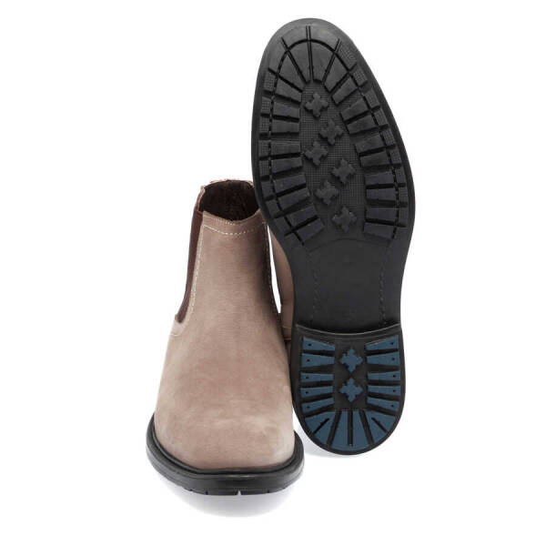 Vizon Hakiki Nubuk Deri Erkek Casual Bot - E23K1BT56414-B21 - 4