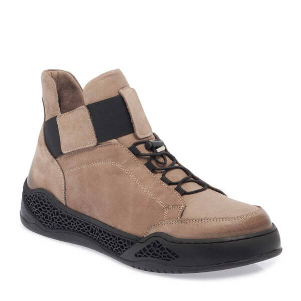 Vizon Nubuk Deri Erkek Casual Bot - E23K1BT56545-B21 - 1