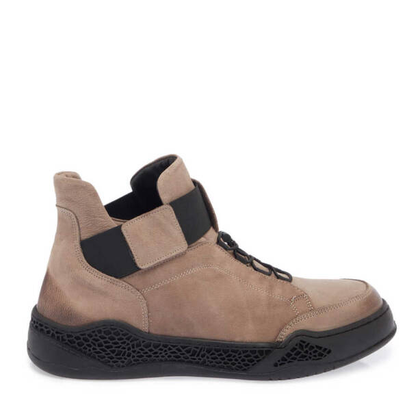 Vizon Nubuk Deri Erkek Casual Bot - E23K1BT56545-B21 - 3