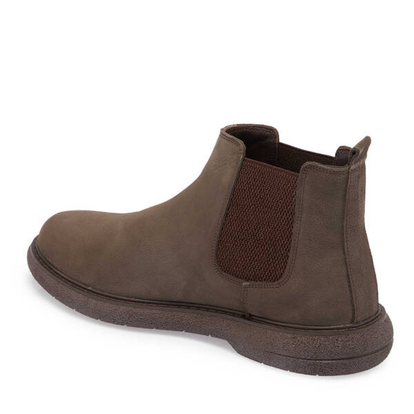 Vizon Nubuk Deri Erkek Casual Bot - E24K1BT56951-B21 - 2