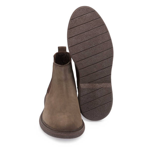 Vizon Nubuk Deri Erkek Casual Bot - E24K1BT56951-B21 - 4