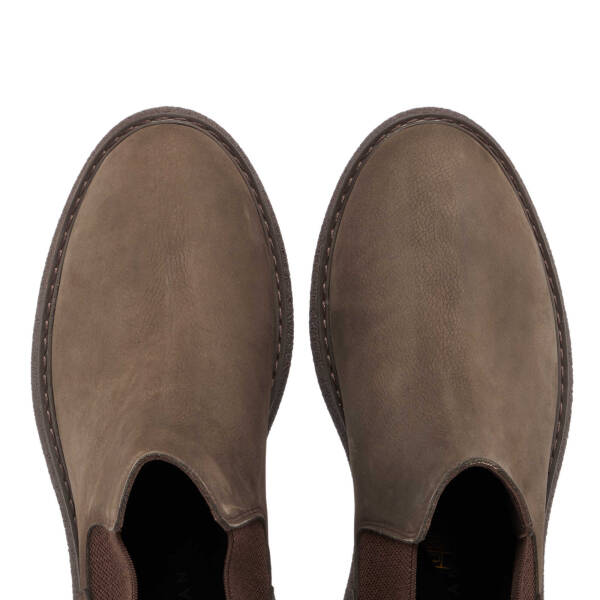 Vizon Nubuk Deri Erkek Casual Bot - E24K1BT56951-B21 - 5