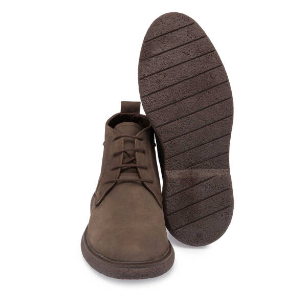 Vizon Nubuk Deri Erkek Casual Bot - E24K1BT56952-B21 - 4