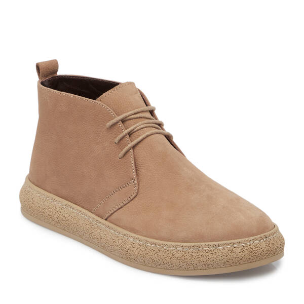 Vizon Nubuk Deri Erkek Casual Bot - E24K1BT56962-B21 - 1