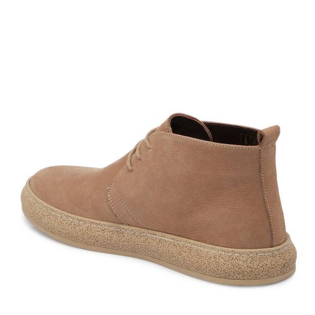 Vizon Nubuk Deri Erkek Casual Bot - E24K1BT56962-B21 - 2