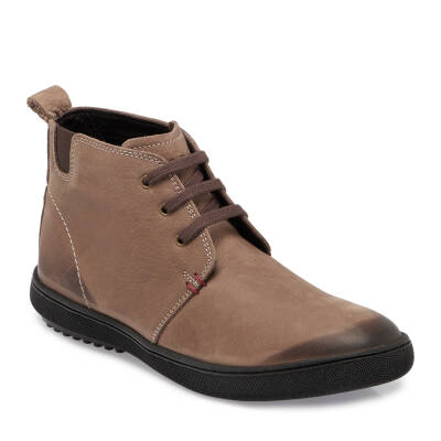 Vizon Nubuk Deri Erkek Casual Bot - E24K1BT56994-B21 - 1