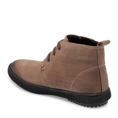 Vizon Nubuk Deri Erkek Casual Bot - E24K1BT56994-B21 - 2