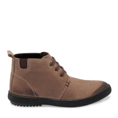 Vizon Nubuk Deri Erkek Casual Bot - E24K1BT56994-B21 - 3