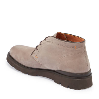 Vizon Nubuk Deri Erkek Casual Bot - E24K1BT57014-A65 - 2