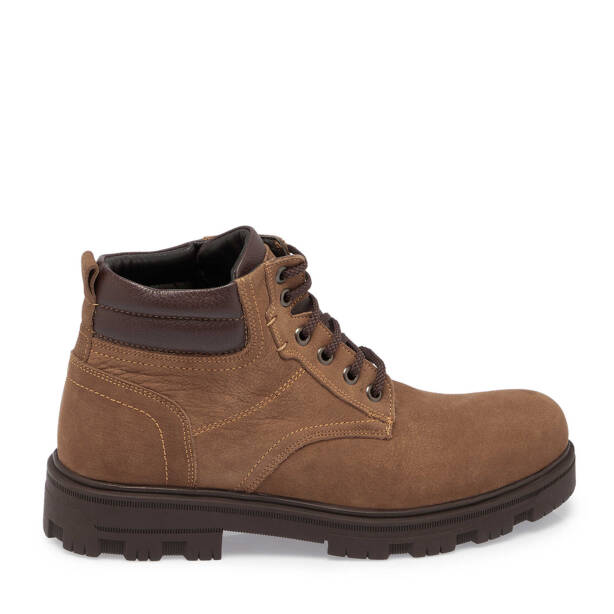 Vizon Nubuk Deri Erkek Casual Bot - E24K1BT57086-B21 - Tergan