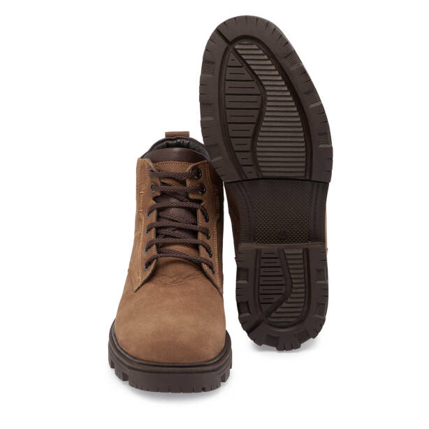 Vizon Nubuk Deri Erkek Casual Bot - E24K1BT57086-B21 - Tergan