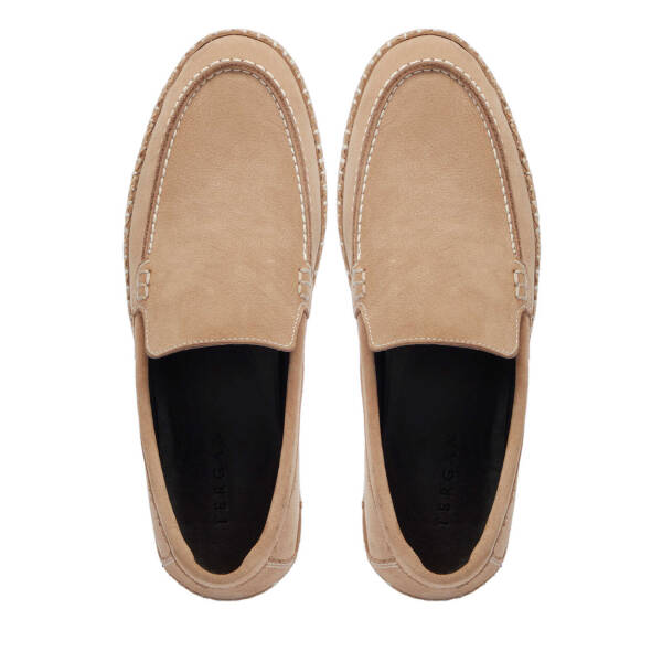 Vizon Hakiki Nubuk Deri Erkek Espadril - E25I1AY57215-A65 - 5