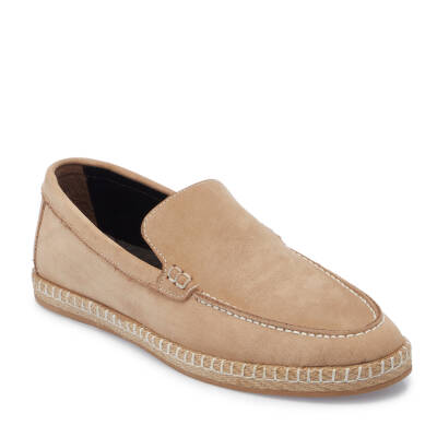Vizon Nubuk Deri Erkek Espadril - E25I1AY57215-A65 