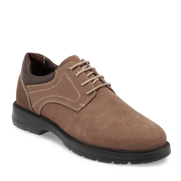 Vizon Nubuk Deri Erkek Klasik Ayakkabı - E24S1AY56939-A65 - 1