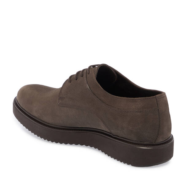 Vizon Nubuk Deri Erkek Klasik Ayakkabı - E25S1AY57506-B21 - 2