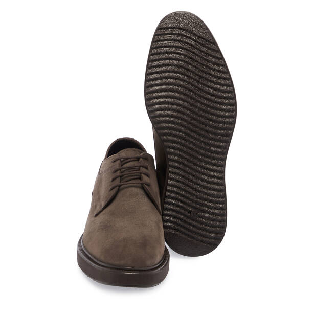 Vizon Nubuk Deri Erkek Klasik Ayakkabı - E25S1AY57506-B21 - 4